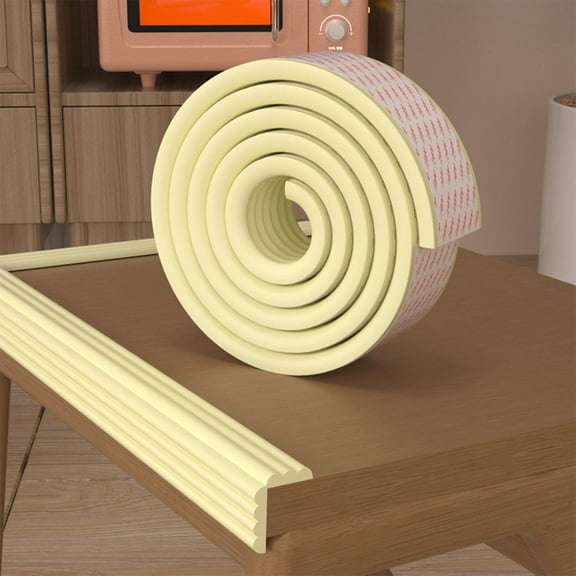 Proofing Corner Guards - Thickened Foam Edge Protectors for Tables & Furniture, Safety Bumpers with Strong Adhesive, 4-Pack