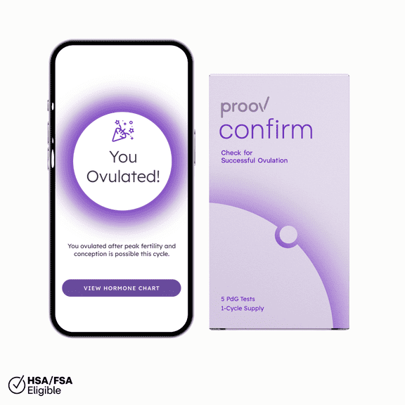 Proov Confirm Implantation & Pregnancy Readiness - Fertility & Hormone Tracker