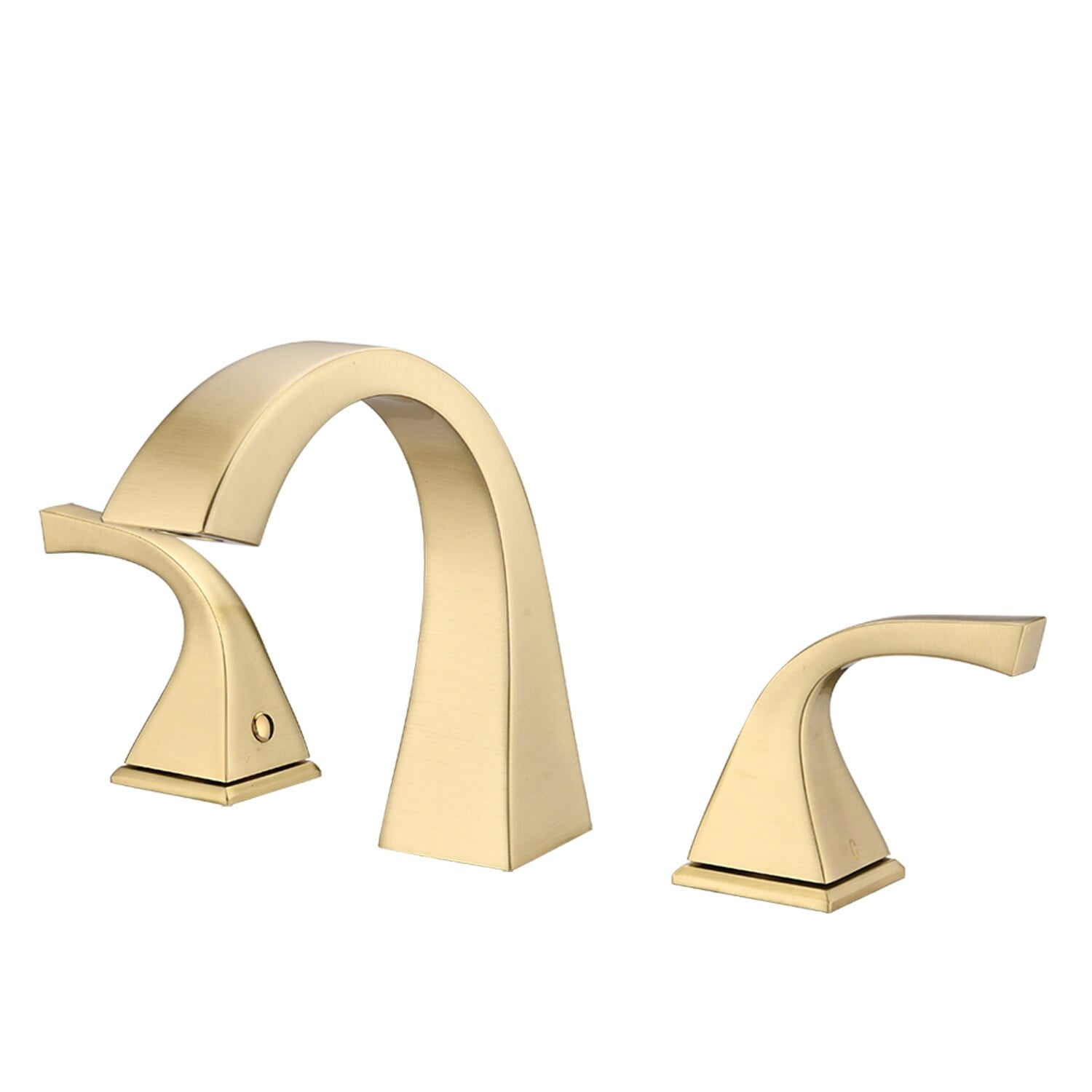 Proox 8 inch Widespread Bathroom Faucet 2 Handle Deck Mounted w/ Drain ...