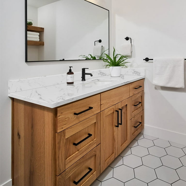 Proox Cultured Marble Bathroom Vanity Top Backsplash Sidesplash 48