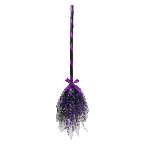 Prop and Accessory for Halloween Witch B Room Detachable Wand and Flying B Roomstick Halloween Wizardry Prop for Party