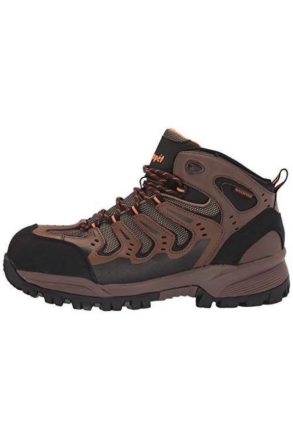Propét Men's Sentry Construction Boot  BROWN/ORANGE