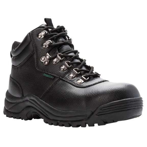 Propét Men's Shield Walker Construction Boot, Black, Size 11.0