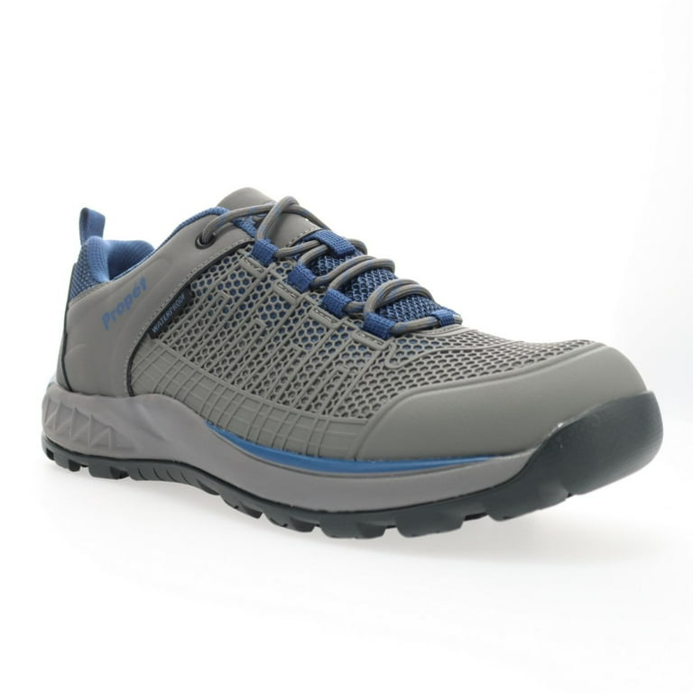 Propet Men s Vestrio Hiking Shoe Grey Blue MOA042MGRB Walmart