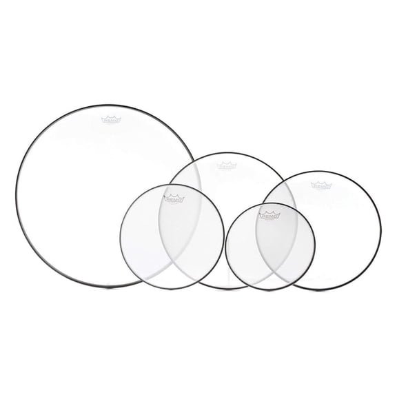 Propack Silentstroke Drumhead Pack - 10", 12", 14", 16", 22" Mesh Drum Heads - Low Volume Practice Drum Set Heads - PP2310-SN-U