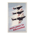 thumbnail image 1 of "Propaganda Poster for Liberation" Canvas Art, 1 of 1