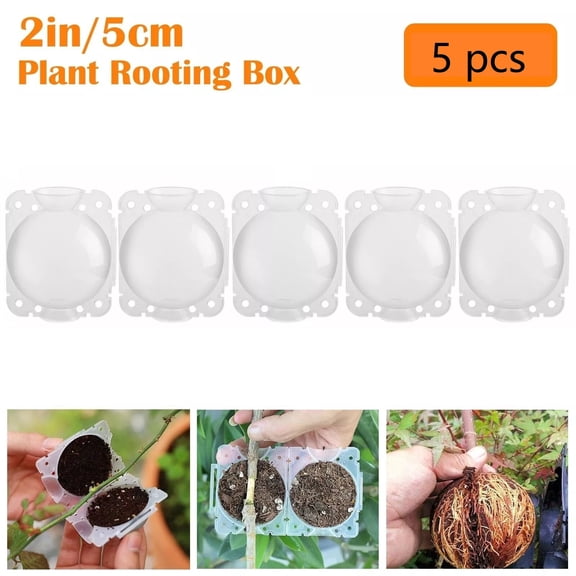 Propagate Plants Effortlessly! Clear PP Plastic High-Pressure Rooting Device Grafting Ball for Gardeners - Secure, Reusable, Fast Root Growth, Multiple Sizes Available