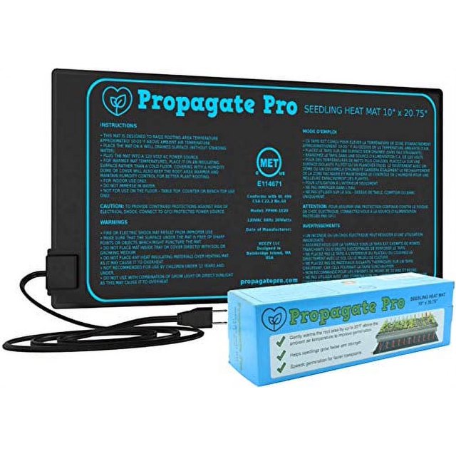 Propagate Pro 11" x 3.5" 1000W Seedling Heat Mat