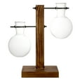 thumbnail image 1 of Propagation Station Glass Terrarium Planter Flower Pot With Retro Solid Wooden Stand For Home Kitchen Indoor Garden Wedding Desktop Patio Planters Wall Hanging Planters Planters Pots Tree Pot Indoor, 1 of 7