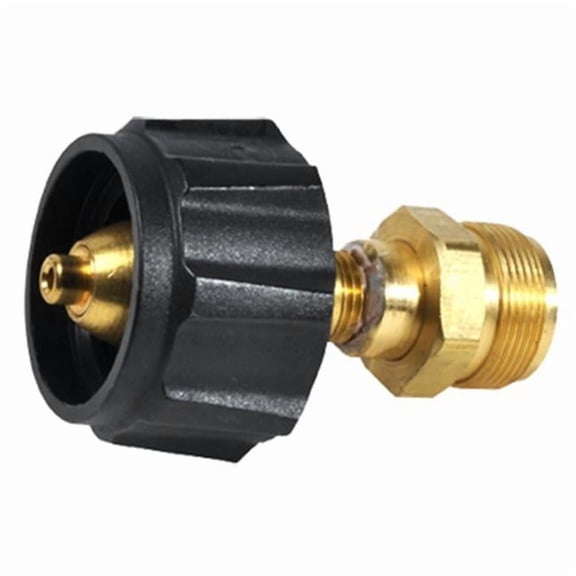 Propane Bulk Cylinder Adapter with Appliance End Fitting & Acme Nut