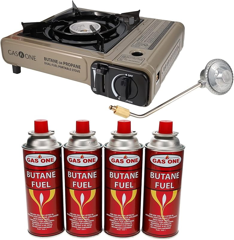 Propane or Butane Stove GS-3400P Dual Fuel Portable Camping and ...