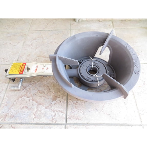 Propane Cast Iron Wok Burner With Piezo Igniter, Fast & Powerful