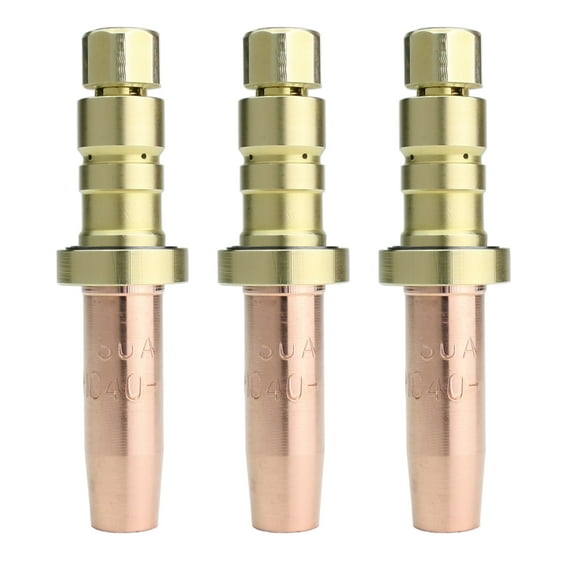 Propane Cutting Tip - Replacement for Smith / Miller Medium Duty MC40 Series (Small Tips) - Sizes: 0, 1 & 2 - (3 Pack)