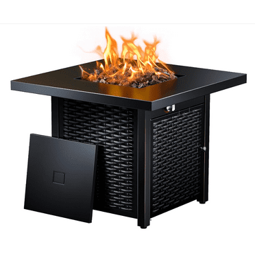 Propane Fireplace Fire Pit，Outdoor Propane Gas Fire Pit Table