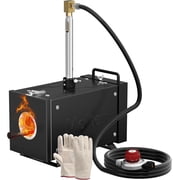 Propane Forge Kit Single Burner Square Mini Gas Forge with Base for Knife Making Blacksmithing Farrier