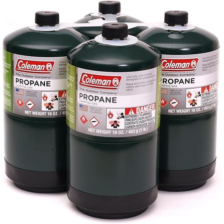 Propane Fuel Cylinders, 4 pk./16 oz.