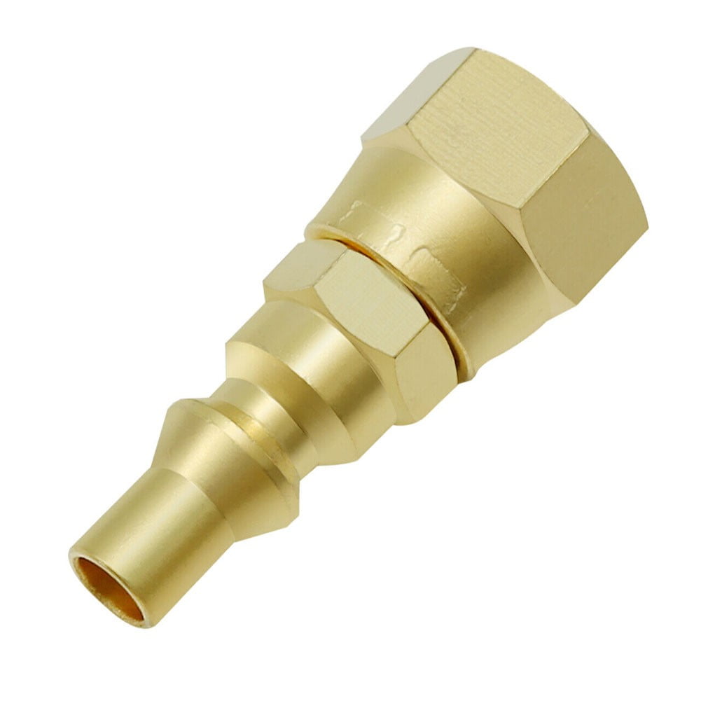 Propane Gas BBQ Grill Quick Connect Fittings 1/4\" RV Propane Quick Coupler