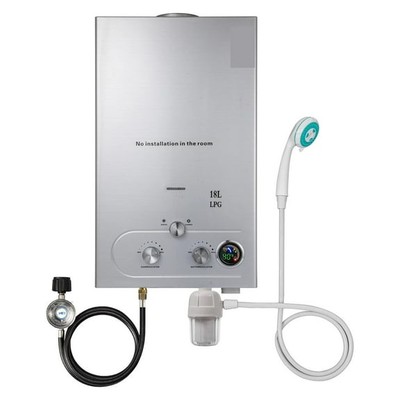 Propane Gas Heater Instant Water Heater 6L/8L/10L/12L/16L/18L Water Heater 36KW Tank Tankless Stainless Steel Water Heater ,Compact Design