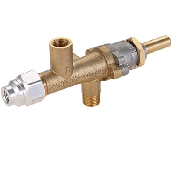 Propane Gas Patio Heater, Room Space Heater & Outdoor Patio Heater Replacement Parts Main Control Brass Safety Valve With Pilot Port