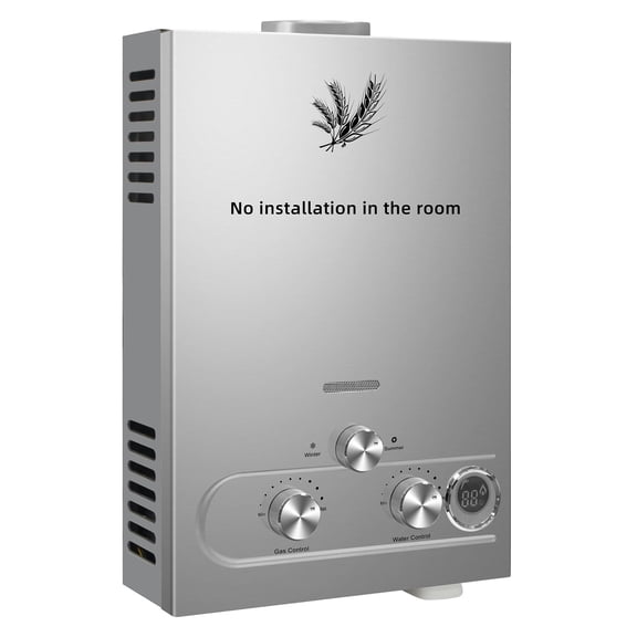Propane Gas Tankless Water Heater – Outdoor Portable, 16L with Digital Temperature Display, Ideal for Camping Shower & Outdoor Bath Use