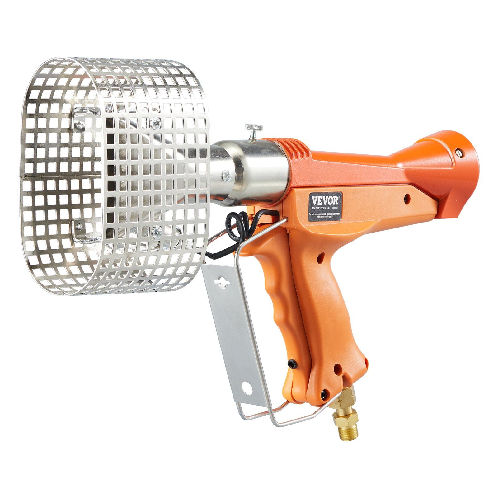 Propane Heat Gun Up to 187,660 BTU Hot Air Gun with Adjustable Regulator and Carry Case, Powerful Shrink Wrapping Tool for PO, PE, PVC, Pallet Packaging, Boat Shrink Film, and Industrial Applications