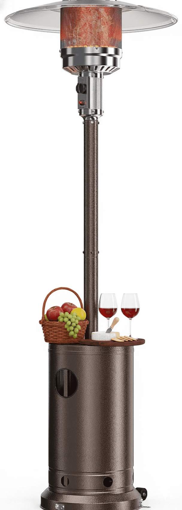 Walmart discounts of Walmart Cyber Monday Deals 2025 - Propane Heater,48000 BTU Gas Patio Heaters for Outdoor with Auto-off Safety Protection,Double Heating Grid and Wheels