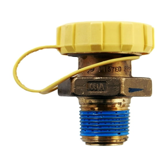 Propane Forklift Tank Double Back Quick Fill Brass Valve 3/4" NPT