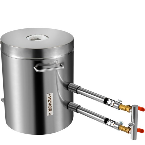 Propane Melting Furnace Kit, 12KG Large Capacity Foundry Home Kilns,Stainless Steel Smelter, Blacksmithing Forge with Crucible an Tongs Kiln, For Metal Scrap Recycle, Gold Copper Silver C