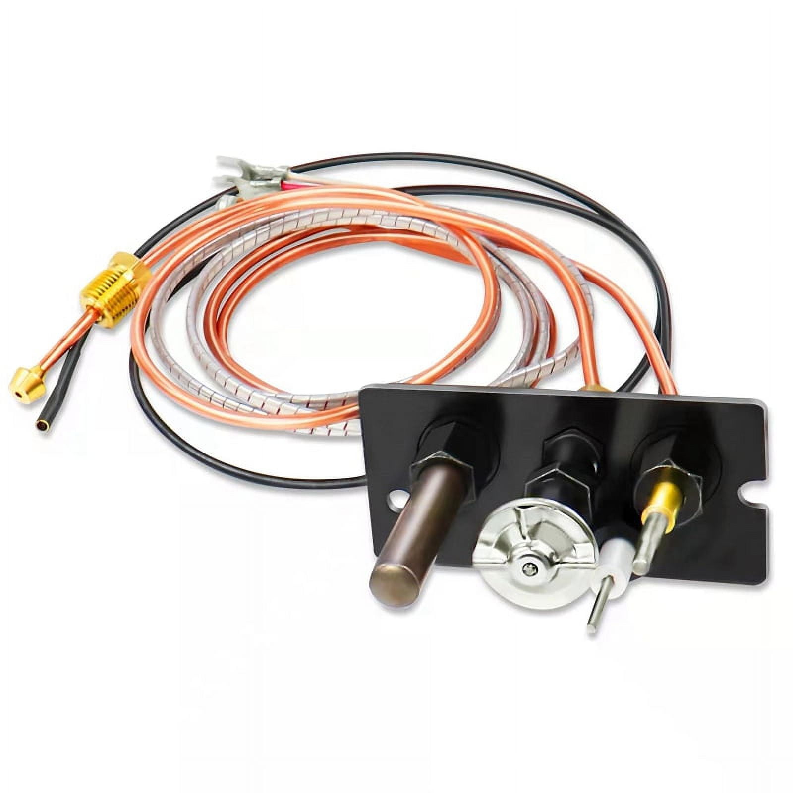 Propane & Natural Gas Fireplace Pilot Assembly Include Pilot Tube, Thermocouple and Ignitor Wire