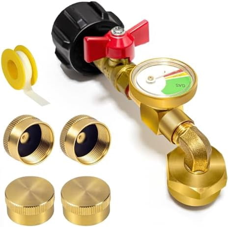 Propane Refill Adapter for 1 LB. Tanks, Propane Adapter 20lb to 1lb ...