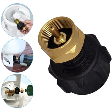 Aoaof Solid Brass 1lb Propane Tank Refill Adapter – Refill Disposable Small Bottles