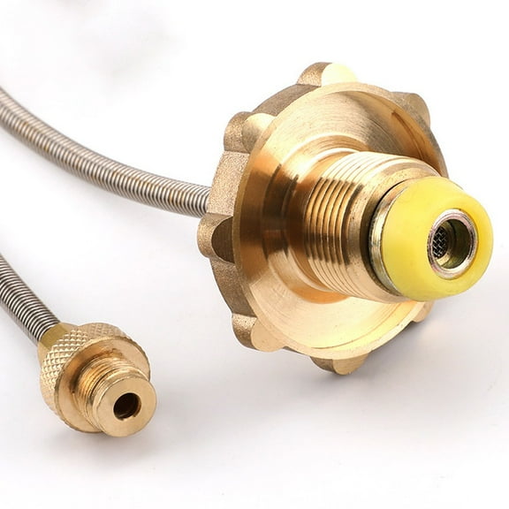 Propane Regulator and for Braided Hose Gas Grill Propane Hose for BBQ and Gas Stoves Smile Home