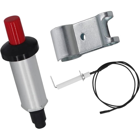Propane Self Ignition High BTU Weed Torch Accessories Replacement Parts Piezo Push Button Igniter with Fixing Clamps And Spark Ceramic