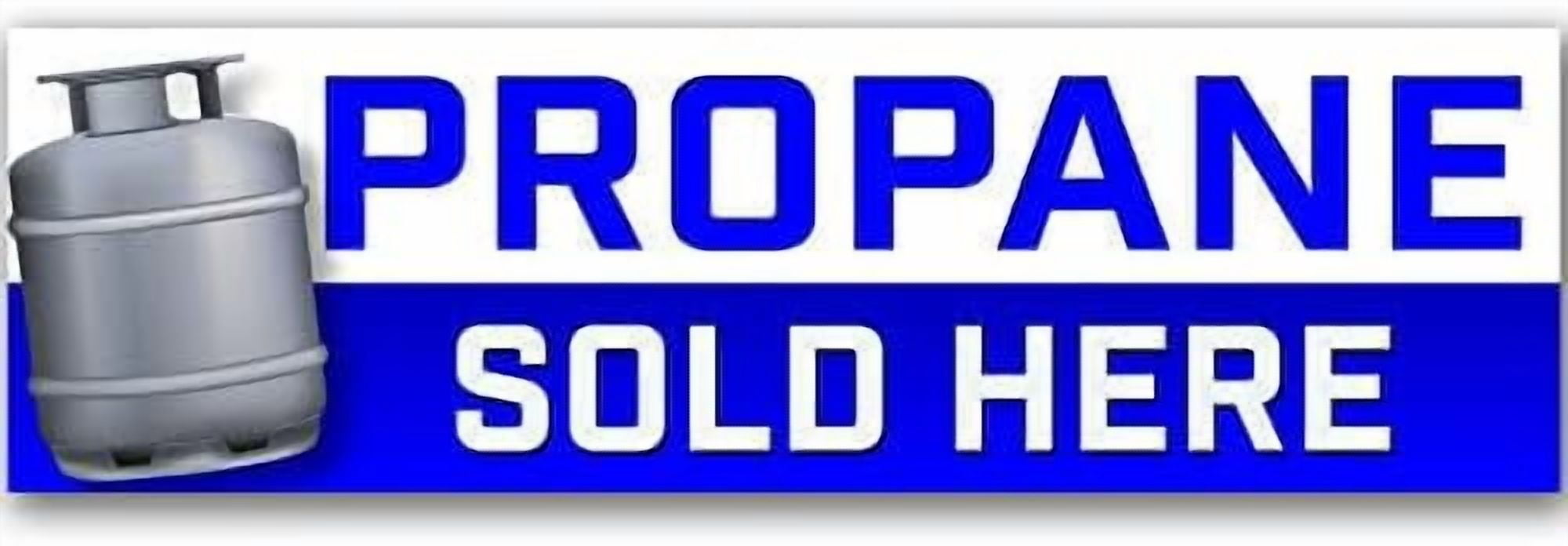 Propane Sold Here Vinyl Banner 10 Feet Wide by 3 Feet Tall - Walmart.com
