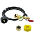 thumbnail image 1 of Propane Tank Adapter for 1 Lb. Tanks,Upgraded Propane Refill Adapter Hose, 4 FT/48 Inch Propane Extension Refill Hose, 1 of 7