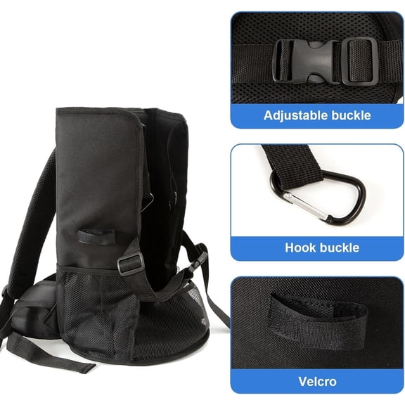 Propane Tank Backpack Carrier for 5LB or 10LB Cylinder and Weed Torch for Weed Burning,Propane Cylinder Holder for Propane Torch Weed Burner,Padded Shoulder Straps & Waist Belt for Hands-Free