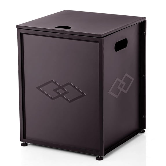 Propane Tank Cover, Table Hideaway Table for Gas Fire Pits for 20 lbs Propane Tank Outdoor Gas Tank Storage Side Table for Gas Fire Pit Gas Grill Griddle Propane Stoves