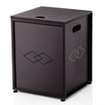 thumbnail image 1 of Outop 16"x16" Rectangle Propane Fire Pit Table with Storage Sides, 1 of 6