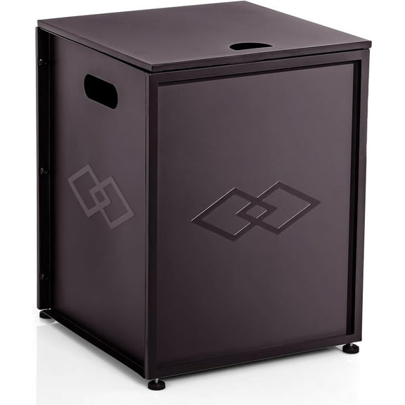 Propane Tank Cover Table for Standard 20 lbs Propane Stove, Outdoor Patio Gas Tank Storage Side Table for Gas Fire Pit Gas Grill Griddle