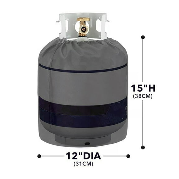 Propane Tank Cover With Side Stable Tabletop For Standard 20Lb Tank Cylinder Protective Cover 210D Oxford Cloth