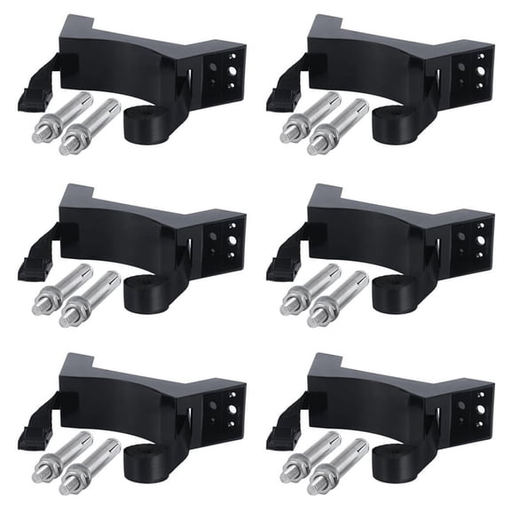 Propane Tank Holder Gas Cylinder Wall Mounted Bracket Gas Cylinder Holder Propane Tank Mount Holder with Screws 6Set