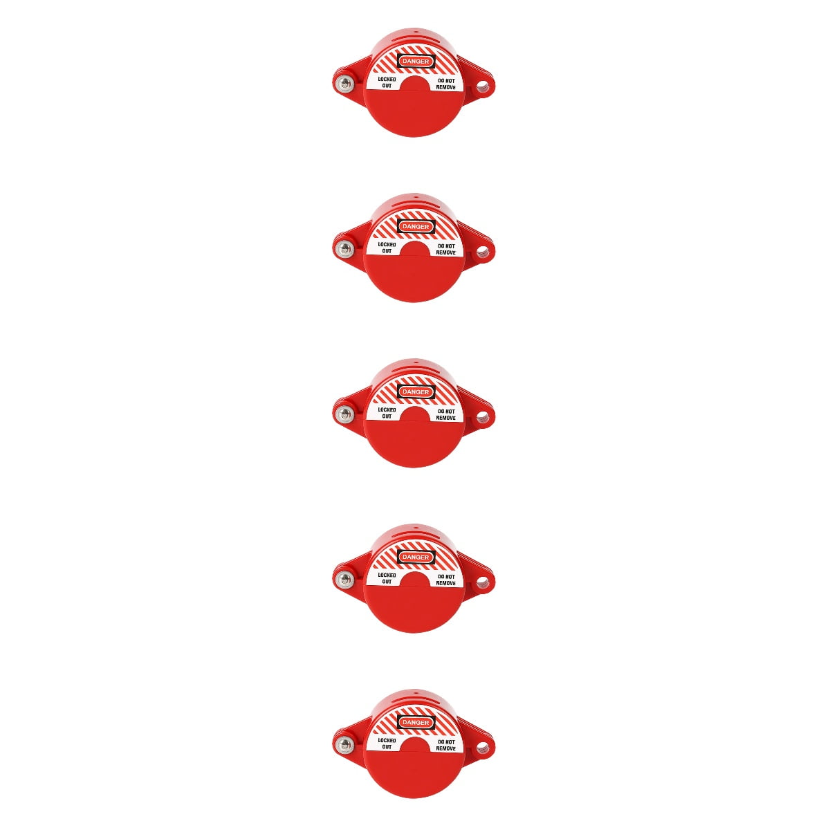 Propane Tank Lock Door Knob Lockout Device Hose Shut off Valve Gate Red