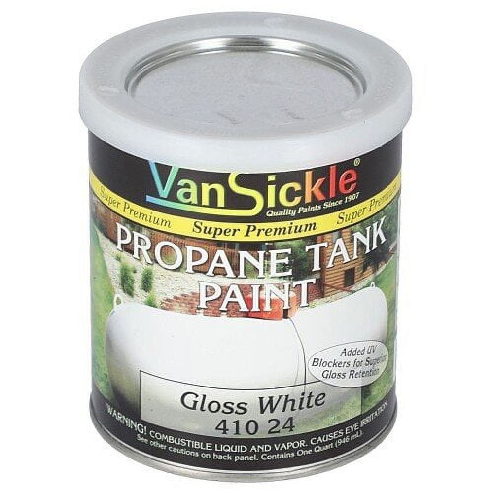 Propane Tank Gloss White Quart fits Paint Propane Tank