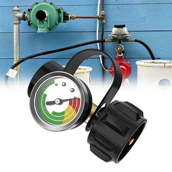 Propane Tank Pressure Gauge Adapter,Metal Construction for Accurate Gas Level Monitoring