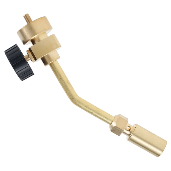 Propane Torch Head Solid Brass Gas Brazing Torch Manual Start Welding Tool (a )