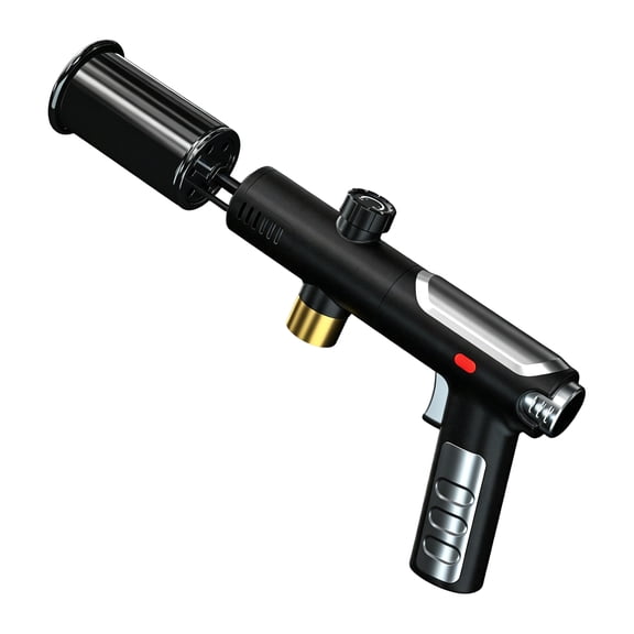Propane Torch, Portable Outdoor Fire Starter with Adjustable Flame for BBQ Grill, Charcoal Lighting and Kitchen Culinary Use (No Tank), 6X14X2In