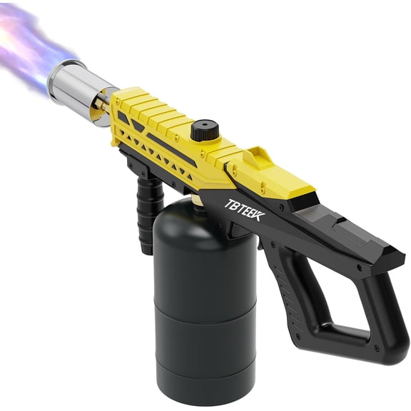 Propane Torch, Powerful Propane Grill Torch Gun, Kitchen Blow Torch for Cooking, Adjustable Weed Burner Torch, Charcoal Lighter for BBQ, Searing Steaks, Campfire, Welding(Tank Not Included)