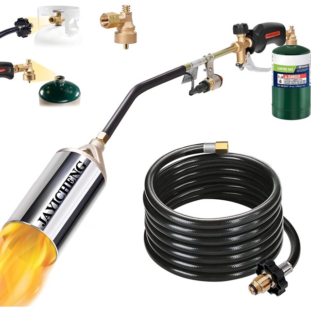 Flame King 320,000 BTU Propane Torch Nozzle With Turbo Blast Trigger & Flow Valve (YSN320K)