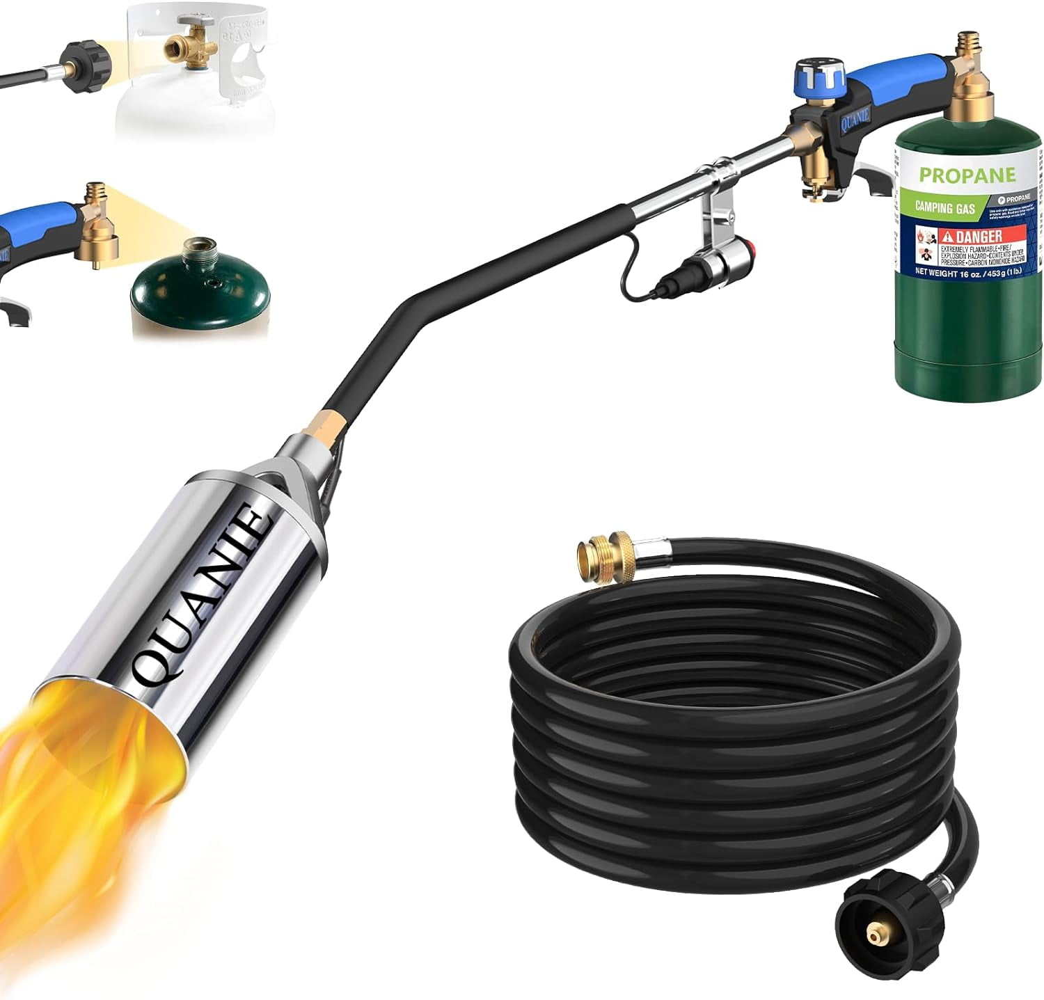 Propane Flamethrower For Sale 1,800,000 BTU Propane Weed Torch
