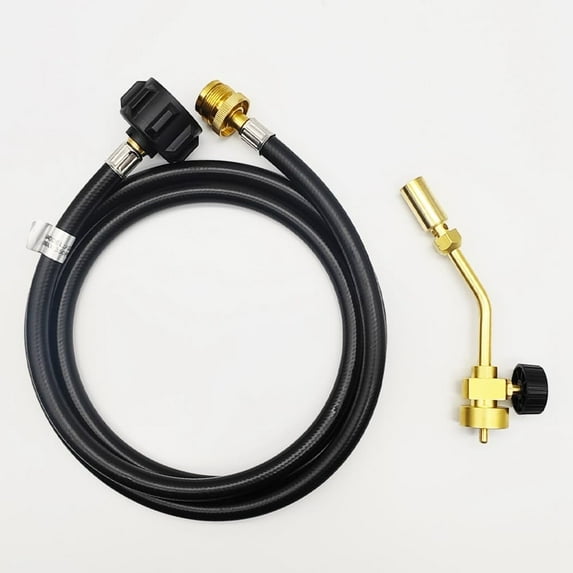Propane Torch Welding Torch Soldering BBQ Torch with Regulating Valves 1.8M Hose Welding Tool Easy Install Easy to Use
